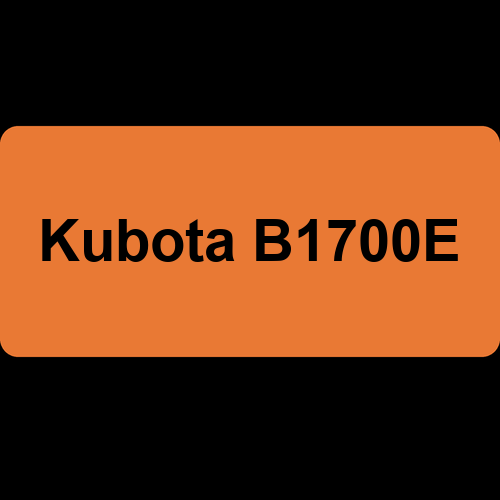 Kubota B1700E
